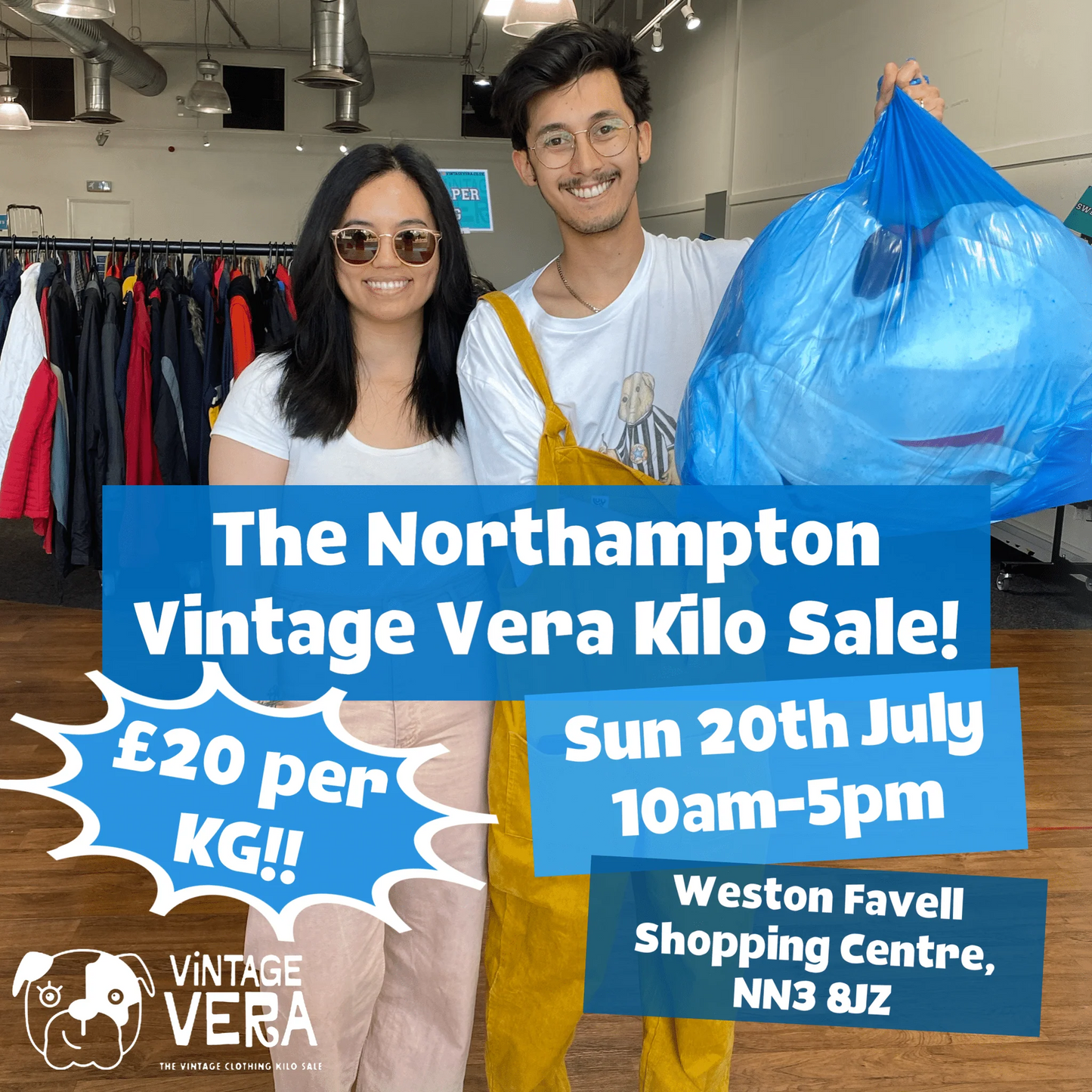 Northampton - Vintage Kilo Sale! 20th July